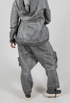 Rundholz Dip Trousers^Straight Leg Utility Trousers in Pencil Cloud