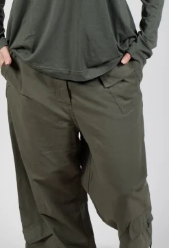 Rundholz Black Label Trousers^Straight Leg Utility Trousers in Camp