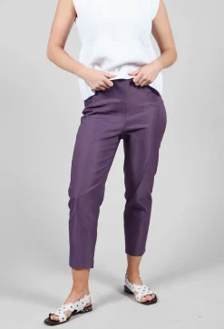 Sarah Pacini Leggings^Straight Leggings in Deep Purple
