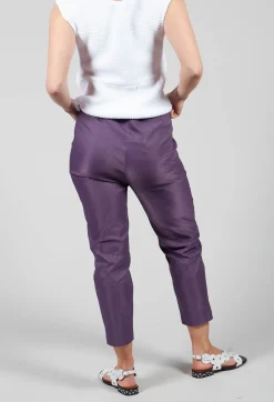 Sarah Pacini Leggings^Straight Leggings in Deep Purple