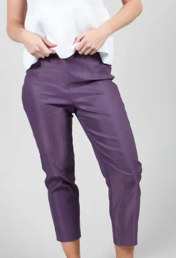 Sarah Pacini Leggings^Straight Leggings in Deep Purple