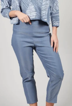 Sarah Pacini Leggings^Straight Leggings in Steel Blue