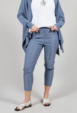 Sarah Pacini Leggings^Straight Leggings in Steel Blue