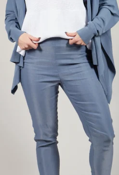 Sarah Pacini Leggings^Straight Leggings in Steel Blue