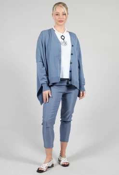 Sarah Pacini Leggings^Straight Leggings in Steel Blue