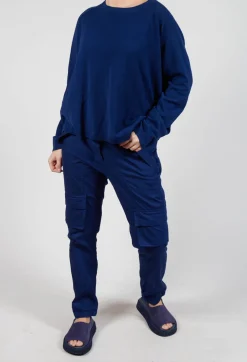 Rundholz Dip Trousers^Straight-Leg Trousers with Cargo Pockets in Ocean