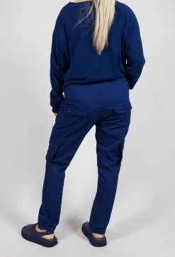 Rundholz Dip Trousers^Straight-Leg Trousers with Cargo Pockets in Ocean