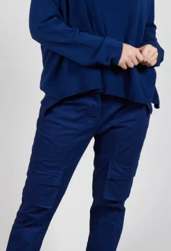 Rundholz Dip Trousers^Straight-Leg Trousers with Cargo Pockets in Ocean