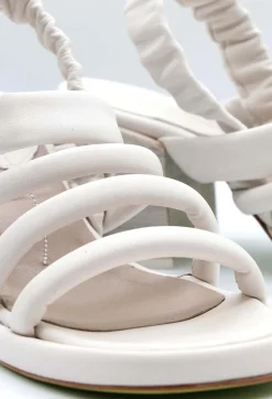 IXOS Flats^Strappy Heeled Sandals in Gesso