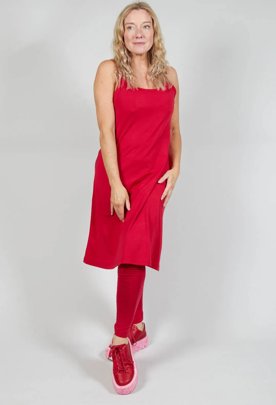 Rundholz Black Label Dresses^Strappy Jersey Dress in Chili