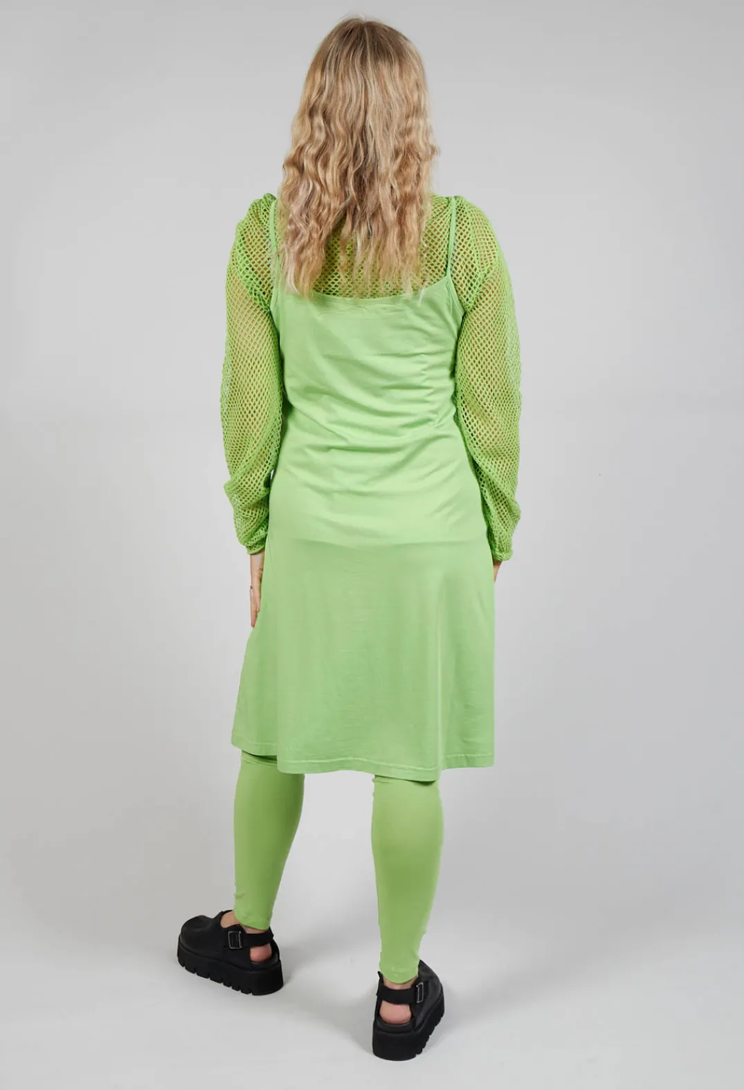 Rundholz Black Label Dresses^Strappy Jersey Dress in Lime