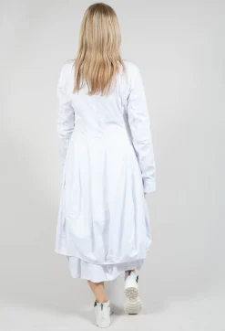 Rundholz Black Label Coats^Stretch Fit Coat in White