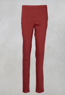 Sarah Pacini Leggings^Stretch Fit Leggings in Burgundy