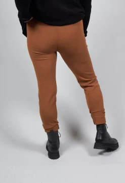 Sarah Pacini Leggings^Stretch Fit Long Leggings in Tobacco
