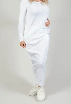 Rundholz Black Label Skirts^Stretch Fit Pencil Skirt in White