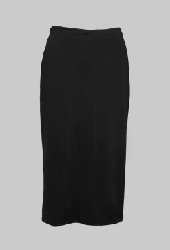 Xenia Design Skirts^Stretch Midi Skirt in Black