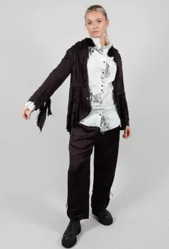 Aleksandr Manamis Trousers^String Cuff Trousers in Black