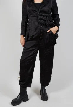 Aleksandr Manamis Trousers^String Cuff Trousers in Black