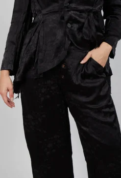Aleksandr Manamis Trousers^String Cuff Trousers in Black