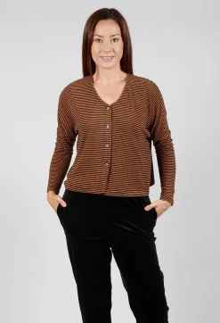 Operificio Neirami Cardigans^Stripe Cardigan in Zucca