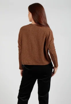 Operificio Neirami Cardigans^Stripe Cardigan in Zucca