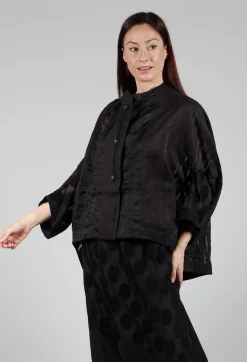Moyuru Shirts & Blouses^Stripe Jacket in Black