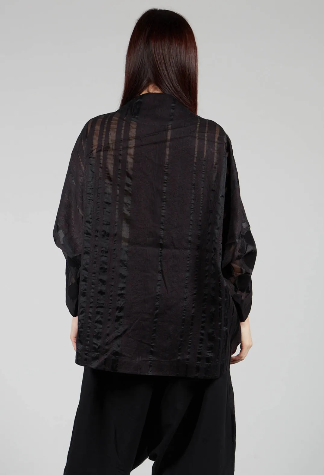 Moyuru Shirts & Blouses^Stripe Jacket in Black
