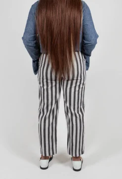 Thing Trousers^Stripe Trousers in Light Grey