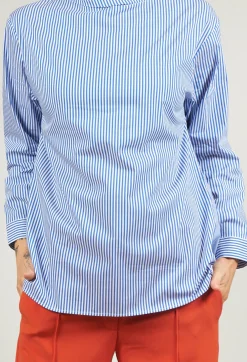 Niù Shirts & Blouses^Striped Blouse in Night Blue
