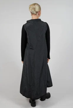 Xenia Design Dresses^Striped Dras Dress in Black