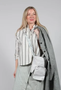 Aequamente Shirts & Blouses^Striped Mandarin Collared Shirt