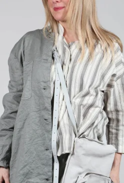 Aequamente Shirts & Blouses^Striped Mandarin Collared Shirt