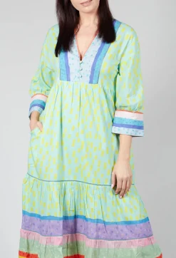 Conditions Apply Dresses^Striped Pattern Dress In Blue