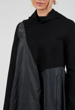 Xenia Design Dresses^Striped Pinu Dress in Black and White