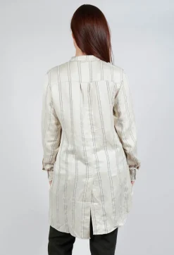 Aleksandr Manamis Shirts & Blouses^Striped Shirt in Ivory