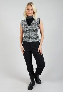 Sarah Pacini Trousers^Structured Trousers in Black