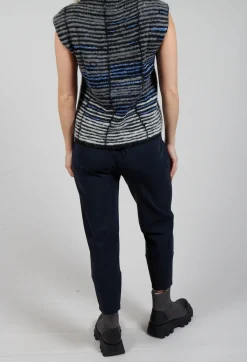 Sarah Pacini Trousers^Structured Trousers in Navy