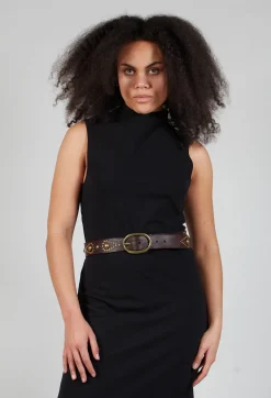 Campomaggi Belts^Studded Belt in Brown