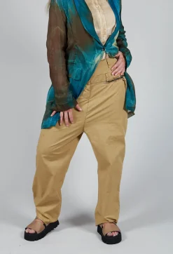 Masnada Trousers^Studded Trousers in Khaki