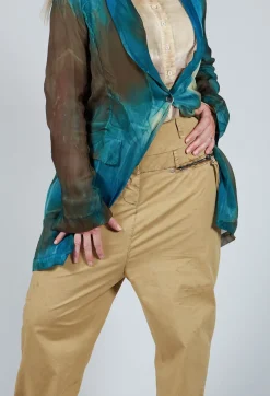 Masnada Trousers^Studded Trousers in Khaki