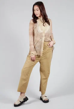 Masnada Trousers^Studded Trousers in Khaki