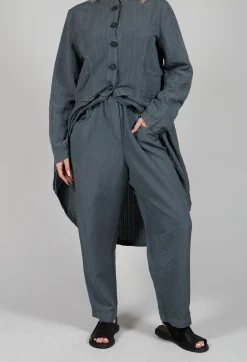 Tadashi Trousers^Subtle Stripe Trousers in Grey