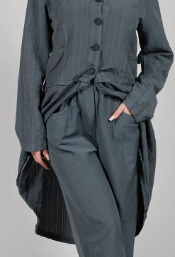 Tadashi Trousers^Subtle Stripe Trousers in Grey