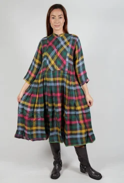 Eka Dresses^Sunny Dress in Green Multicolour