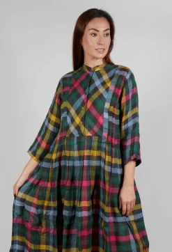 Eka Dresses^Sunny Dress in Green Multicolour
