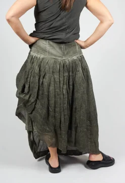 A_Me Skirts^Sunrise Skirt in Military Green