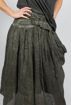 A_Me Skirts^Sunrise Skirt in Military Green