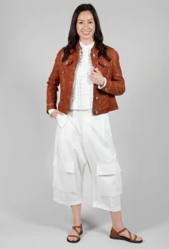 High Jackets^Suspense Leather Jacket in Brown