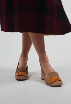 Chie Mihara Boots^Suzan Heel in Ocre Brown