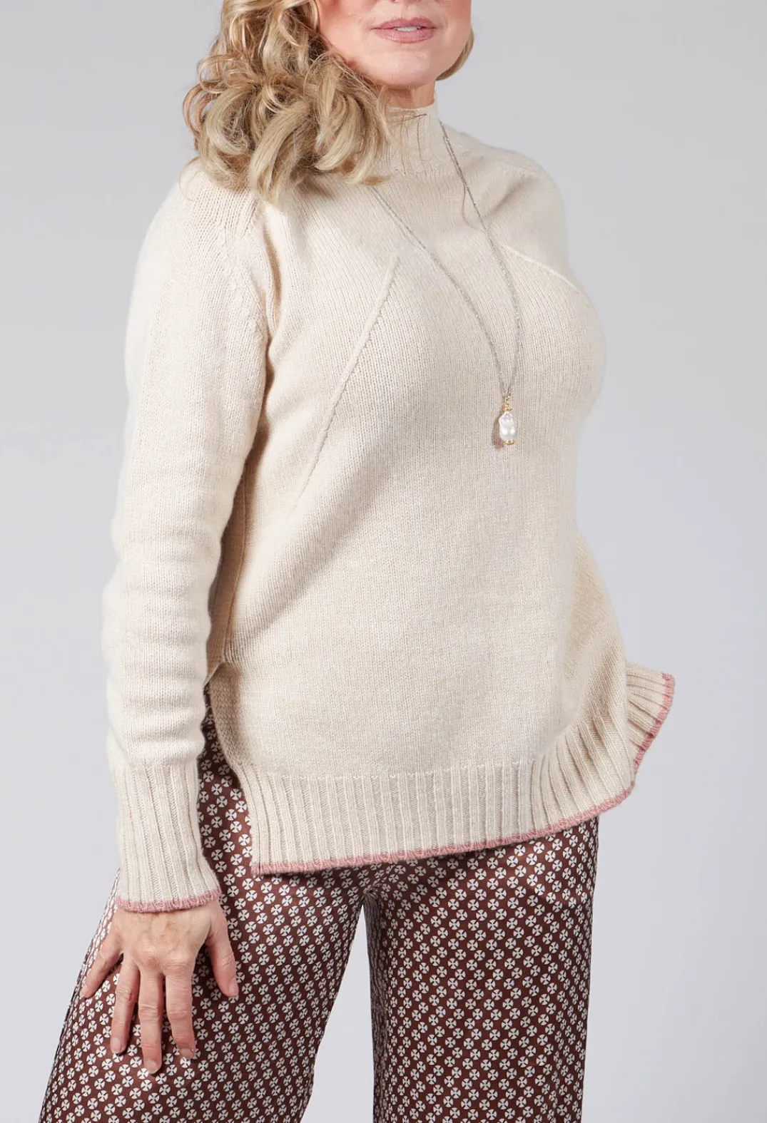 Maliparmi Jumpers^Sweater in Bianco Rugiada